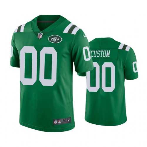 Customized Men & Women & Youth Nike Jets Green Rush Limited Jersey,We sell and wholesale Customized Men & Women & Youth Nike Jets Green Rush Limited Jersey on line form chian!